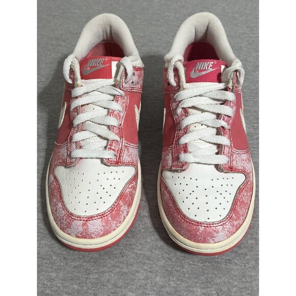 Nike Dunk Low SB Shoes Mens Size 8 Pink White 344942-111 Skateboarding 2008 Rare main image 8